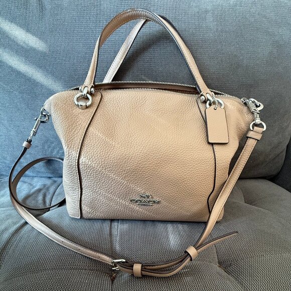 Coach Kasey tote tan/beige excellent condition - Picture 1 of 5